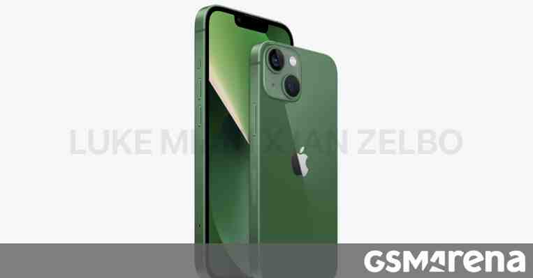 Apple to introduce green iPhone 13 at today's event, Mac Studio's renders surface